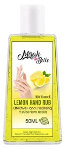 Mirah Belle Lemon Hand Rub Sanitizer With Rs 12 amazon dealnloot