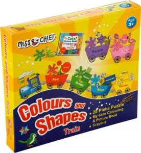 Miss Chief Colours Shapes Train Puzzles with Rs 120 flipkart dealnloot