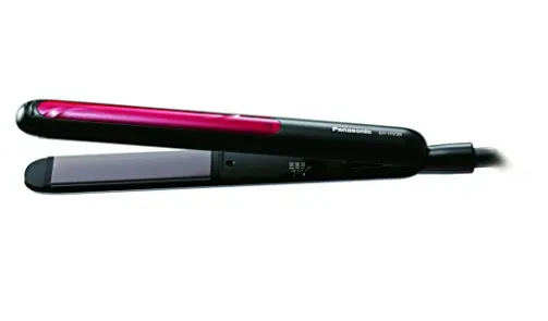 Panasonic EH-HV20-K62B Hair Straightener and Curler with Photo Ceramic Plate (Black)