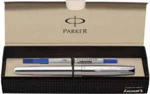 Parker Frontier Stainless Steel CT Roller Ball Rs 299 flipkart dealnloot