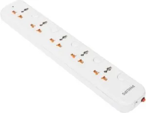 Philips SPN1358WD 5 Socket Extension Boards White Rs 580 flipkart dealnloot