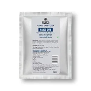 SARA SOUL OF BEAUTY Instant Hand Sanitizer Rs 15 amazon dealnloot