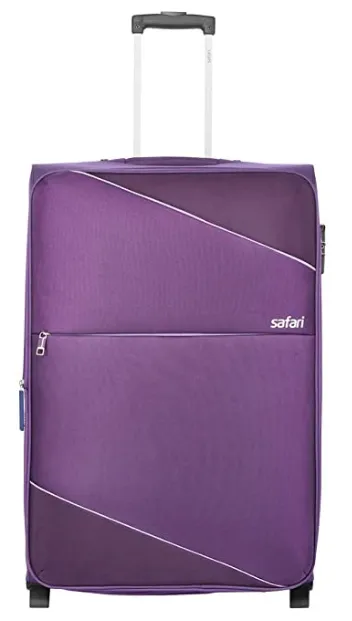 Safari Polyester 75 cms Purple Softsided Check-in Luggage (TILT752WPUR)