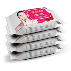 Senseller Refreshing Facial Wet Wipes Enriched with Rs 149 amazon dealnloot