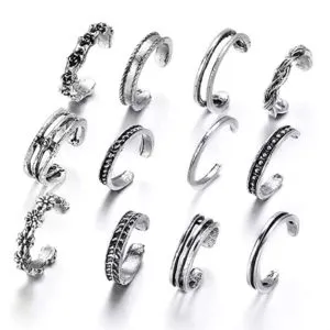 Shining Diva Fashion 12 Pcs Adjustable German Rs 165 amazon dealnloot