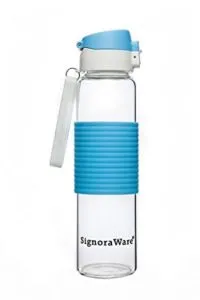 Signoraware Aqua Flip Top Glass Water Bottle Rs 212 amazon dealnloot