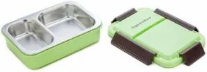 Signoraware Duo Star Steel Green 1 Containers Rs 364 flipkart dealnloot