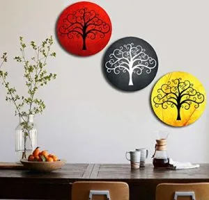 Studio Shubham Wooden Wall Designer Tree Plates Rs 377 amazon dealnloot