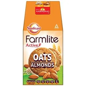 Sunfeast Farmlite Digestive Oats with Almonds Biscuits Rs 35 amazon dealnloot