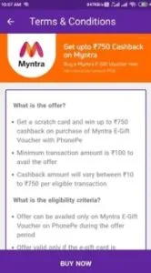 phonepe myntra offer