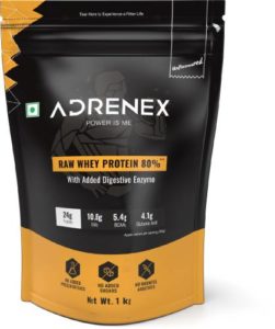 Adrenex by Flipkart Raw Whey Protein 1 Rs 819 flipkart dealnloot