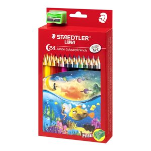 Amazon- Buy Staedtler Luna Jumbo Coloured Pencil Set 