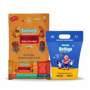 Amazon- Buy Timios Nutty Bars and Belligo Probiotics