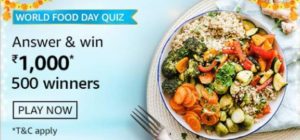 Amazon World Food Day Quiz Answers