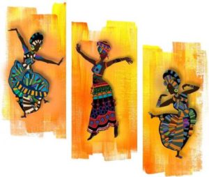 Art Amori African dance culture 3 piece Rs 168 flipkart dealnloot