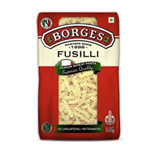 Borges Fusilli Durum Wheat Pasta 500g Rs 99 amazon dealnloot