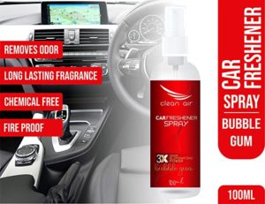 Clean Air Car Freshener Spray Bubble Gum Rs 99 amazon dealnloot