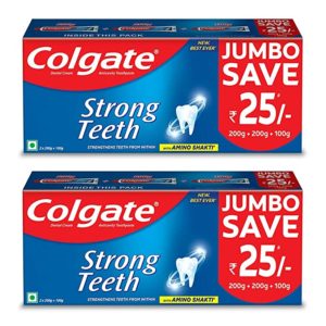 Colgate Strong Teeth Anticavity Toothpaste with Amino Rs 280 amazon dealnloot