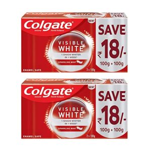 Colgate Visible White Teeth Whitening Toothpaste 400g Rs 251 amazon dealnloot