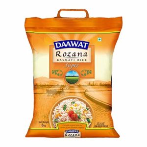 Daawat Rozana Super Basmati Rice 5kg Rs 299 amazon dealnloot