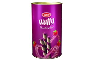 Dukes Waffy Rolls Strawberry 300g Rs 125 amazon dealnloot