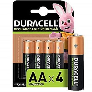 Duracell Rechargeable AA 2500mAh Batteries Pack of Rs 799 amazon dealnloot