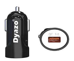 Dyazo Fast Car Charger Supports Qualcomm Quick Rs 150 amazon dealnloot