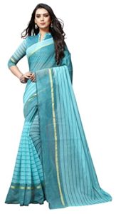 EthnicJunction Cotton with Blouse Piece EJ3008 Cotton Rs 199 amazon dealnloot