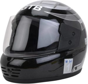 GTB FULL FACE HELMET ISI MARK GREYKIMI Rs 390 flipkart dealnloot