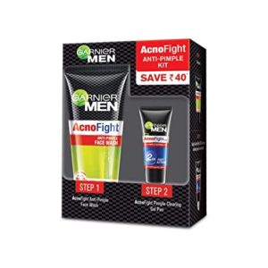 Garnier Men Acno Fight Anti Pimple Kit Rs 100 amazon dealnloot