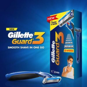 Gillette Guard 3 Shaving Combo 1 Razor Rs 204 flipkart dealnloot