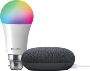 Google Nest Mini with Smitch WiFi RGB Rs 2399 flipkart dealnloot