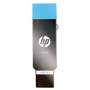 HP HPFD302M 64GB OTG Flash Drive Sliver Rs 779 amazon dealnloot