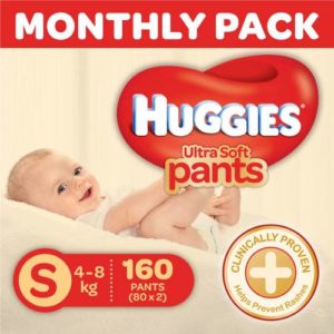 Huggies Ultra soft pants diapers Monthly Box Rs 1250 flipkart dealnloot