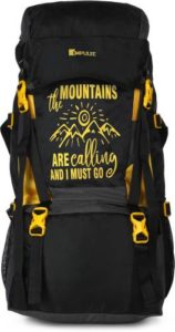 Impulse Mt Calling 55 Litres Yellow Rucksack Rs 575 flipkart dealnloot