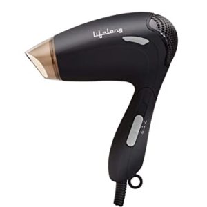Lifelong 1000 W Foldable Hair Dryer Black Rs 499 amazon dealnloot