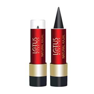 Lotus Make up Natural Kajal Black 4g Rs 76 amazon dealnloot