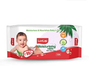 LuvLap Paraben Free Baby Wipes with Aloe Rs 59 amazon dealnloot