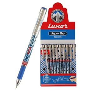 Luxor Super Top Ball Pen Blue 10 Rs 60 amazon dealnloot