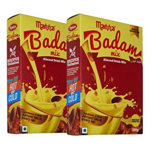 Manna Instant Badam Drink Mix with Real Rs 115 amazon dealnloot