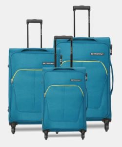 Metronaut Soft Body Set of 3 Luggage Rs 4499 flipkart dealnloot