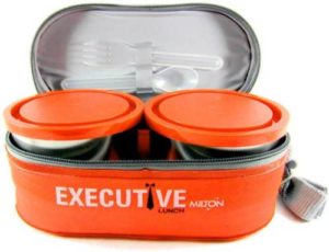 Milton ORANGE EXECUTIVE LUNCH INSULATED TIFFIN ORANGE Rs 199 flipkart dealnloot