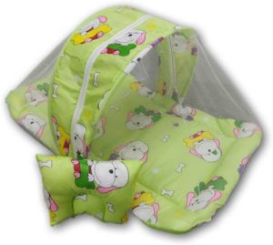 Miss Chief Polycotton Bedding Set Grass Green Rs 239 flipkart dealnloot