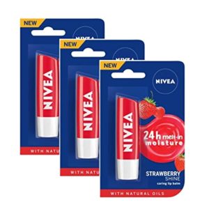 Nivea Strawberry Fruit Shine Lip Care 4g Rs 278 amazon dealnloot