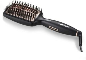 Nova NHS 904 Heated Straightening Smoothing Brush Rs 1398 flipkart dealnloot