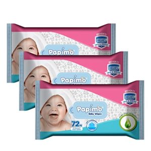 Papimo Baby Wet Wipes 72 Count Pack Rs 210 amazon dealnloot