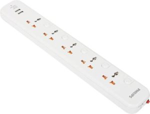 Philips SPN6358WD 5 Socket Extension Boards White Rs 828 flipkart dealnloot