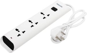 Philips Surge Protector 3 Socket Extension Boards Rs 319 flipkart dealnloot