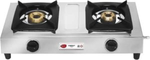 Pigeon Compact Stainless Steel Manual Gas Stove Rs 999 flipkart dealnloot