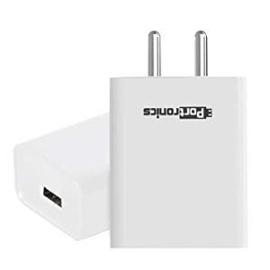 Portronics Adapto 62 POR 1062 USB Wall Rs 99 amazon dealnloot